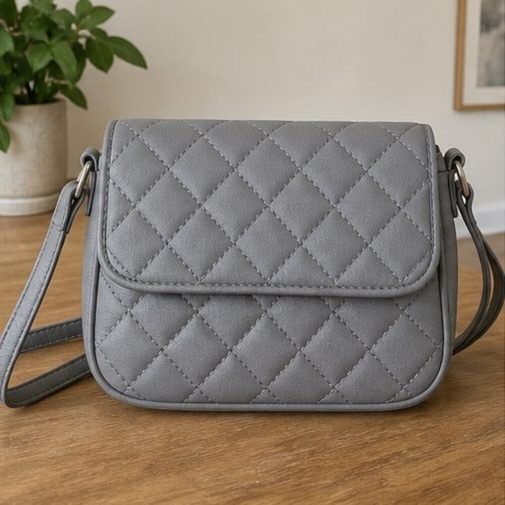 Espresso Canvas Crossbody Bag